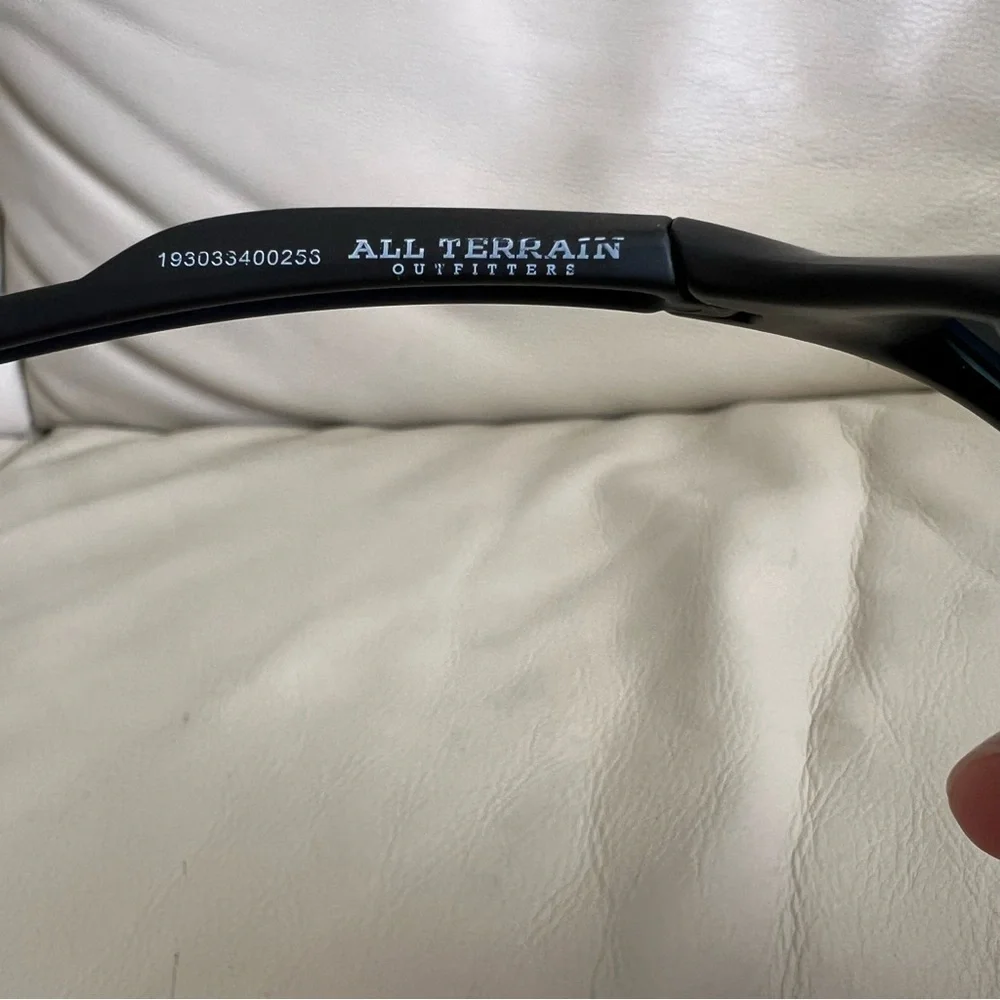 All Terrain Outfitters Polarized Black Sunglasses with Blue Lenses